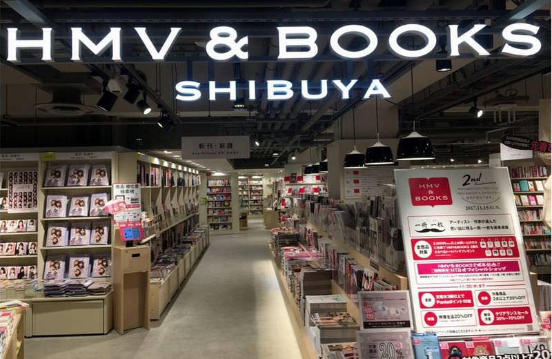 HMV＆BOOKS SHIBUYA 渋谷の大きい本屋 店内